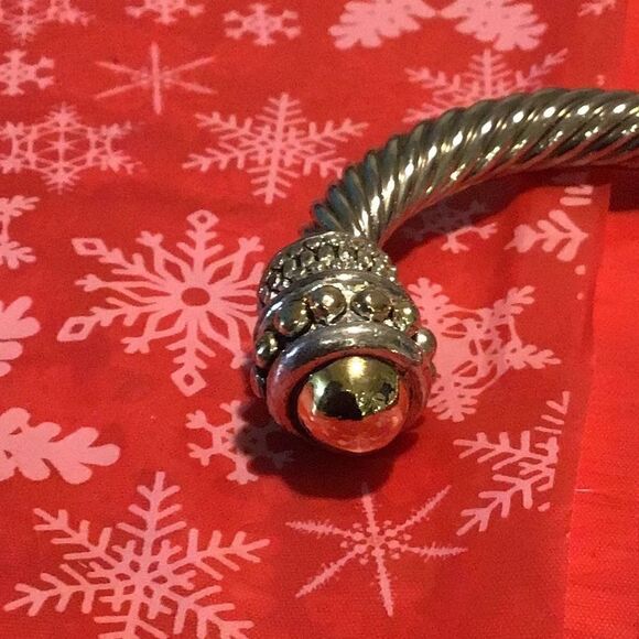 Bracelet beautiful vintage twisted metal - Picture 3 of 5